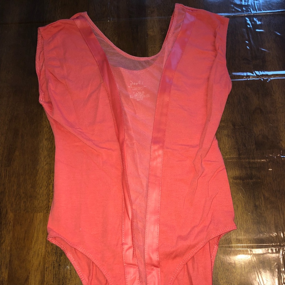 Split Mesh Tank Body Suit